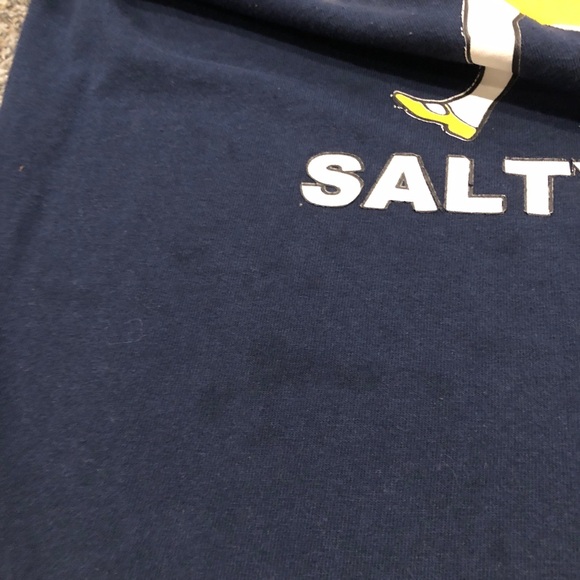 Dont Be a Salty B Shirt Blue Yellow Small - Picture 3 of 7